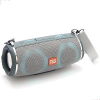 Bluetooth-колонка TG642 з RGB ПІДСВІЧУВАННЯМ,  speakerphone, радіо, grey
