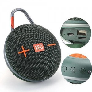 Bluetooth-колонка TG648, з функцією speakerphone, радіо, green Bluetooth-колонка TG648, з функцією speakerphone, радіо, green