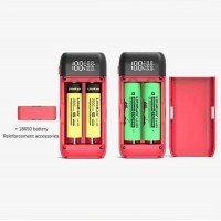 Зарядний пристрій + POWER BANK LiitoKala Lii-MP2, 2x18650/ 21700