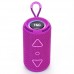 Bluetooth-колонка TG656 з RGB ПІДСВІЧУВАННЯМ,  speakerphone, радіо, purple
