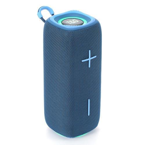 Bluetooth-колонка TG654 з RGB ПІДСВІЧУВАННЯМ,  speakerphone, радіо, blue