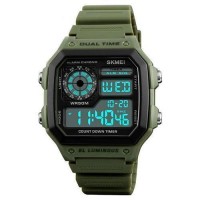 Годинники наручні 1299AG SKMEI, ARMY GREEN Годинники наручні 1299AG SKMEI, ARMY GREEN