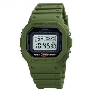 Годинники наручні 1628AGWT SKMEI, ARMY GREEN-WHITE Годинники наручні 1628AGWT SKMEI, ARMY GREEN-WHITE