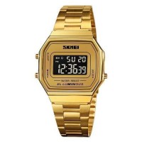 Годинники наручні 1647GDBK SKMEI, GOLD-BLACK Годинники наручні 1647GDBK SKMEI, GOLD-BLACK