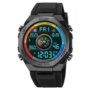 Годинники наручні 2209CKBK SKMEI, COLORFUL/BLACK, Compass, Pedometer Годинники наручні 2209CKBK SKMEI, COLORFUL/BLACK, Compass, Pedometer