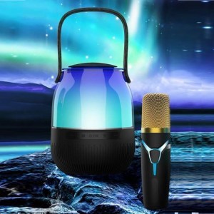 Bluetooth-колонка з RGB підсвічуванням XM-A68, мікрофон Bluetooth-колонка з RGB підсвічуванням XM-A68, мікрофон