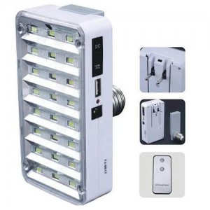 Ліхтар лампа Luxury 9817, 24SMD, пульт Д / У, E27, вбудований акумулятор Ліхтар лампа Luxury 9817, 24SMD, пульт Д / У, E27, вбудований акумулятор