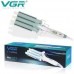 Плойка потрійна VGR V-595 WHITE, 5 режимів роботи, керамічне покриття, LED display, 100 Вт