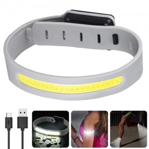 Світлодіодний LED браслет безпеки YD2307-COB(White+Red), Waterproof, Li-Ion акумулятор., ЗП Type-C Світлодіодний LED браслет безпеки YD2307-COB(White+Red), Waterproof, Li-Ion акумулятор., ЗП Type-C
