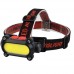 Ліхтар налобний BL-209-COB (White+Red), Li-Ion акум., Waterproof, ЗП Type-C