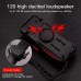 Велофара з сигналом та тримачем телефону LY-25-2T6(white+yellow), waterproof, ЗУ microUSB, Li-Ion акумулятор
