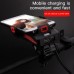 Велофара з сигналом та тримачем телефону LY-25-2T6(white+yellow), waterproof, ЗУ microUSB, Li-Ion акумулятор