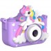 Дитячий фотоапарат  X2A, PURPLE UNICORN