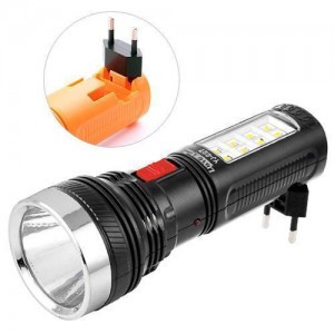 Ліхтар Luxury 227, 1W + 8SMD, вбудований акумулятор, ЗП 220V