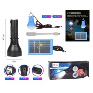Ліхтар YW-038-3W, 1 лампа 3W, гнучка Led лампа, Li-Ion акум. , сонячна батарея, Box Ліхтар YW-038-3W, 1 лампа 3W, гнучка Led лампа, Li-Ion акум. , сонячна батарея, Box