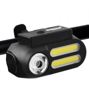 Велоліхтар BL-611-1LM + 2COB, 1x18650, ЗУ microUSB, Box Велоліхтар BL-611-1LM + 2COB, 1x18650, ЗУ microUSB, Box