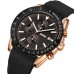 Годинники наручні 9253PRGBK SKMEI, ROSE GOLD/BLACK-SILICONE STRAP