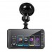 Автомобільний відеореєстратор T709, TOUCH SCREEN, металл, 1296P Full HD, 2 камери
