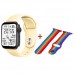 Smart Watch Series 6 Z32 PRO, 44mm Aluminium, 2 ремінця, yellow/color