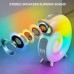 Light Sound Machine N70, RGB нічник, годинник, Bluetooth колонка