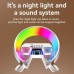 Light Sound Machine XM-X63, RGB нічник, годинник, бездротова зарядка, Bluetooth колонка Light Sound Machine XM-X63, RGB нічник, годинник, бездротова зарядка, Bluetooth колонка