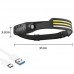 Ліхтар налобний BL-W689-LM+3COB (White+Yellow+Red), Motion Sensor, Li-Ion акум., ЗП Type-C, Box