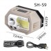 Ліхтар налобний SH-S9-XPE+COB+3SMD(Red), Motion Sensor, Li-Ion акумулятор, ЗП Type-C, Box Ліхтар налобний SH-S9-XPE+COB+3SMD(Red), Motion Sensor, Li-Ion акумулятор, ЗП Type-C, Box