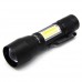 Ліхтар 513-XPE+COB, Li-Ion акум., zoom, ЗП microUSB