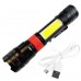 Ліхтар PL-826-P70+COB(white+red), 1х18650, магніт, зажим, ЗУ microUSB, zoom, Box Ліхтар PL-826-P70+COB(white+red), 1х18650, магніт, зажим, ЗУ microUSB, zoom, Box