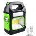 Ліхтар переносний  JY-978B-LED+2COB, power bank, Li-Ion акум., сонячна батарея, ЗУ microUSB, Box