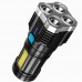 Ліхтар X509/S03-4LED+COB, Li-Ion аккум., ЗУ microUSB