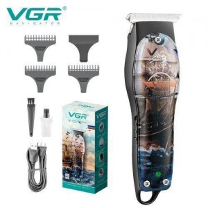Машинка (триммер) для стрижки волосся VGR V-953, Professional, 4 насадки
