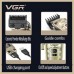 Акумуляторна машника для стриження (clipper) VGR V-005, 8 насадок, LED display Акумуляторна машника для стриження (clipper) VGR V-005, 8 насадок, LED display