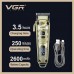 Акумуляторна машника для стриження (clipper) VGR V-005, 8 насадок, LED display Акумуляторна машника для стриження (clipper) VGR V-005, 8 насадок, LED display