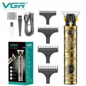 Тример VGR V-097 GOLD, 3 насадки, LED display Тример VGR V-097 GOLD, 3 насадки, LED display