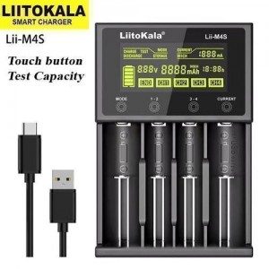 Зарядний пристрій LiitoKala Lii-M4S, 18650/ 14500/ 18490/ 18350/ 17670/ 17500/ 16340/ 26650/ 26500/ 32650/ 20700/ 21700 Зарядний пристрій LiitoKala Lii-M4S, 18650/ 14500/ 18490/ 18350/ 17670/ 17500/ 16340/ 26650/ 26500/ 32650/ 20700/ 21700
