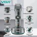 Акумуляторна машинка для стриження (clipper) VGR V-256, 6 насадок, LED display Акумуляторна машинка для стриження (clipper) VGR V-256, 6 насадок, LED display