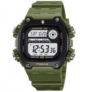 Годинники наручні 6212/2126AG SKMEI, ARMY GREEN, UKRAINE Годинники наручні 6212/2126AG SKMEI, ARMY GREEN, UKRAINE