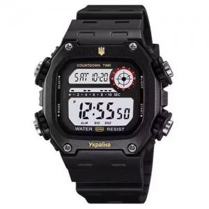 Годинники наручні 6212/2126BKWT SKMEI, BLACK-WHITE, UKRAINE Годинники наручні 6212/2126BKWT SKMEI, BLACK-WHITE, UKRAINE
