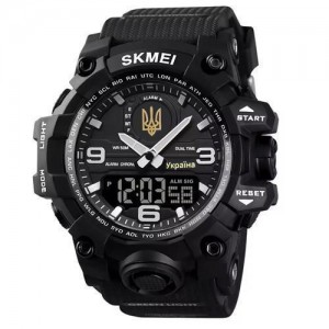 Годинники наручні 6851/1586BK SKMEI, BLACK, UKRAINE Годинники наручні 6851/1586BK SKMEI, BLACK, UKRAINE
