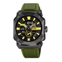 Годинники наручні 2272BKAG SKMEI, BLACK-ARMY GREEN