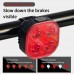 Велоліхтар FY-328S-4LED(Red) з автоматичною системою START/STOP, waterproof, Li-Ion акумулятор, ЗП Type-C