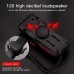 Велофара з сигналом та тримачем телефону LY-25-2T6(white+yellow), waterproof, ЗУ microUSB, Li-Ion акумулятор
