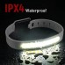 Світлодіодний LED браслет безпеки YD2307-COB(White+Red), Waterproof, Li-Ion акумулятор., ЗП Type-C
