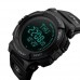 Годинники наручні 1290BK SKMEI, BLACK, Compass
