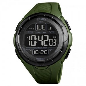Годинники наручні 1656GN SKMEI, ARMY GREEN Годинники наручні 1656GN SKMEI, ARMY GREEN