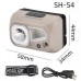 Ліхтар налобний SH-S4-XPE+3SMD, Motion Sensor, вбудований акумулятор, ЗУ Type-C, Box