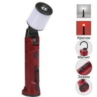 Ліхтар WORKLIGHT 72-XPE(white+red), 10 W, 350 Lumen, Li-Ion акумулятор, поворот 180º+180º, затискач, гак, магінт, ЗУ Type-C Ліхтар WORKLIGHT 72-XPE(white+red), 10 W, 350 Lumen, Li-Ion акумулятор, поворот 180º+180º, затискач, гак, магінт, ЗУ Type-C