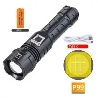 Ліхтар BL-717B-P99, ULTRA BRITE, 1х26650, ремінець на руку, zoom, ЗУ Type-C Ліхтар BL-717B-P99, ULTRA BRITE, 1х26650, ремінець на руку, zoom, ЗУ Type-C