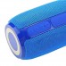 Bluetooth-колонка TG653 з RGB ПІДСВІЧУВАННЯМ,  speakerphone, радіо, blue